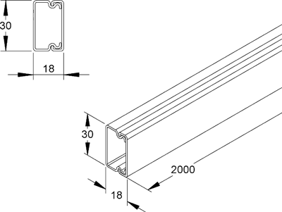 HKL2030.6 Kleinhuis Kabelkanäle Bild 2