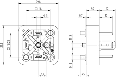 932597100 Hirschmann Automation and Control Ventilsteckverbinder Bild 2