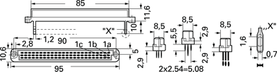 09032326824 Harting DIN PCB Connectors Image 2