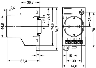 709-581 WAGO Sockets, Device Sockets Image 3