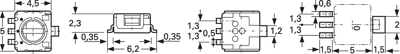 CS-4-13NMB Nidec Copal Drehschalter und Stufenschalter Bild 2