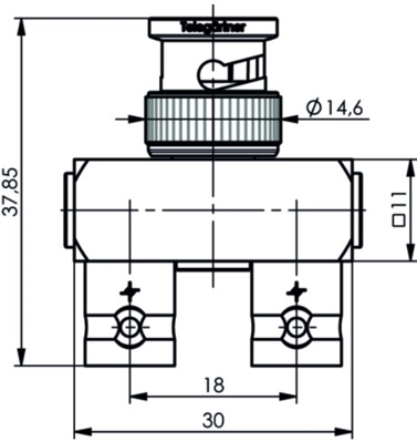 100023601 Telegärtner Koaxial Adapter Bild 2