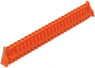 Buchsenleiste, 24-polig, RM 5.08 mm, gerade, orange, 232-184/039-000