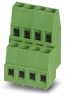 Leiterplattenklemme, 4-polig, RM 5 mm, 0,14-2,5 mm², 17.5 A, Schraubanschluss, grün, 1725012