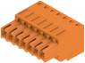 Buchsenleiste, 7-polig, RM 3.5 mm, gerade, orange, 1690240000