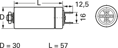 MKA-5µF-450V-FS 30X57MM A Comar Folienkondensatoren Bild 4