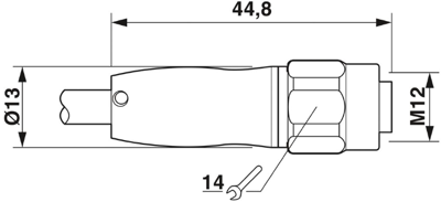 1403985 Phoenix Contact Sensor-Aktor Kabel Bild 2