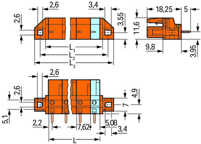 232-771/031-000 WAGO PCB Connection Systems Image 2