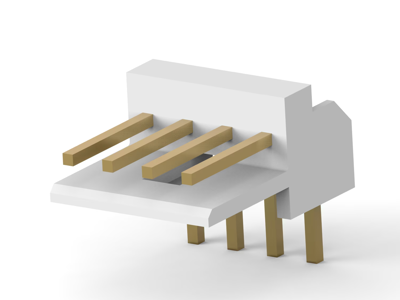 176153-4 AMP PCB Connection Systems Image 1