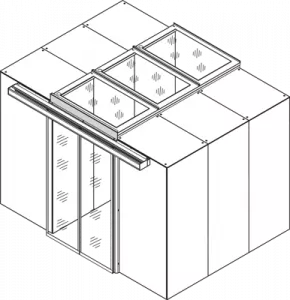 21630-165 SCHROFF Gehäusezubehör