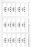 Polyamid Kabelmarkierer, beschriftbar, (B x H) 30 x 5.8 mm, max. Bündel-Ø 2.5 mm, weiß, 1813240000