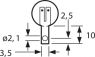 Nickel-Metallhydrid-Akku, 1.2 V, 1.9 Ah, 4/5 HR6, 4/5 AA, Lötfahne