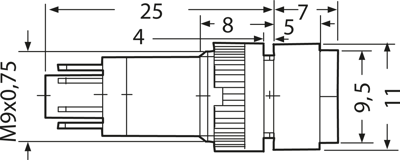 1.15.106.504/1600 RAFI Pushbutton Switches Image 2