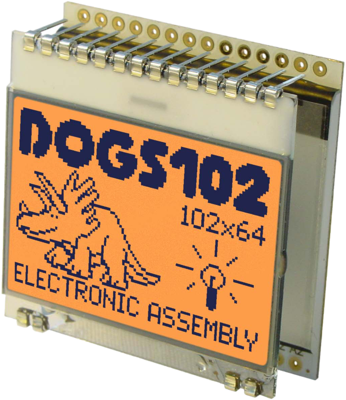 EA DOGS102W-6 DISPLAY VISIONS LCD-Module