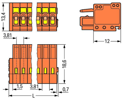 734-205 WAGO PCB Connection Systems Image 2