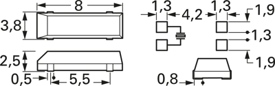 Q- 32,768000K-MP03-20-E-12,5-TR Auris Quarze