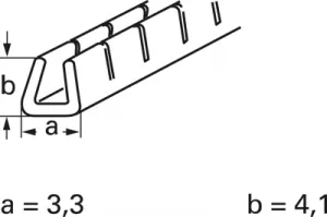 GEE62F-C Panduit Edge Protection Profiles