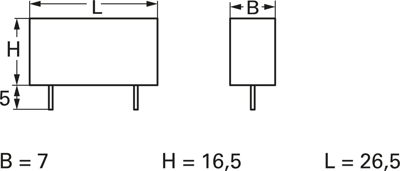 MK474K25BC SEIKA Electric Film Capacitors Image 2