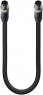 Sensor-Aktor Kabel, M12-Kabelstecker, abgewinkelt auf M12-Kabeldose, abgewinkelt, 5-polig, 0.3 m, PUR, schwarz, 4 A, 93417