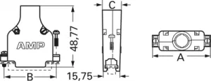 5745175-4 AMP D-Sub Gehäuse