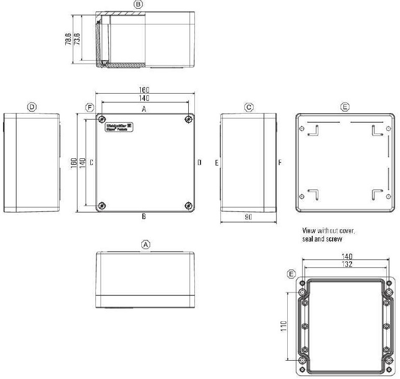 1305890000 Weidmüller General Purpose Enclosures Image 2