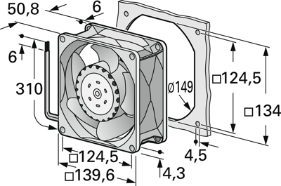 5312/2TDHP ebm-papst Axiallüfter Bild 2