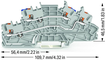 2203-6649 WAGO Reihenklemmen Bild 2