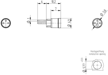 11659 Lumberg Automation Sensor-Aktor Rundsteckverbinder