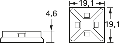 ABMM-AT-C0 Panduit Kabelhalter Bild 2