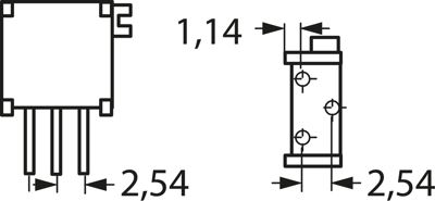 3296Z-1-102LF Bourns Electronics GmbH Trimmpotentiometer Bild 2