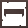 Adapterrahmen, schoko, für Bewegungsmelder, 5TG6278-5CH00