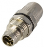 Stecker, M12, 8-polig, Crimpanschluss, Schraubverriegelung/Push-Pull, gerade, 21038611825