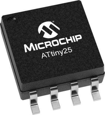 ATTINY25-20SU Microchip Microcontroller