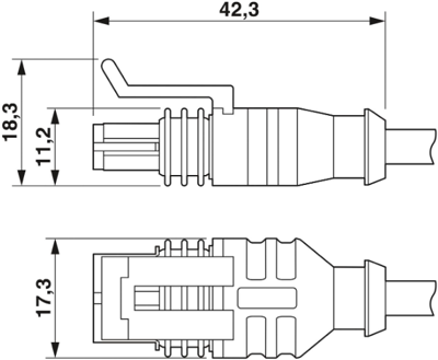 1410760 Phoenix Contact Sensor-Aktor Kabel Bild 3