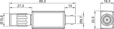 67.9428 Stäubli Electrical Connectors Koaxial Adapter Bild 2