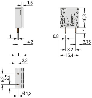 2624-3101 WAGO Leiterplattenklemmen Bild 2