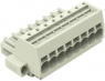 1-Leiter-Federleiste, 8-polig, RM 7.62 mm, 0,5-10 mm², AWG 20-8, 41 A, 1000 V, Push-in, 831-3108/107-000