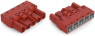 Stecker, 5-polig, Federklemmanschluss, 0,5-4,0 mm², rot, 770-1315