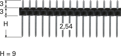 10067457 Fischer Elektronik Steckerstifte für Leiterplatten Bild 2