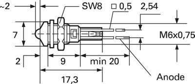 2663.1001 Mentor LED Abstandshalter Bild 2