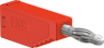 4 mm Stecker, Lötanschluss, 1,0 mm², rot, 22.2627-22