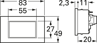 LDP-235ROT PeakTech Multifunktionsmessgeräte und Multifunktionsanzeigen Bild 2