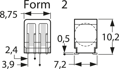 CMF-SDP35A-2 Bourns Electronics GmbH Rückstellende PTC-Sicherungen Bild 2