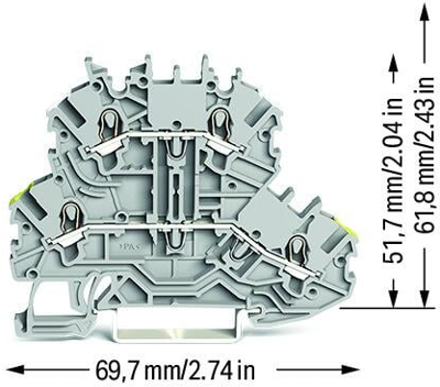 2000-2201/353-000 WAGO Reihenklemmen Bild 2