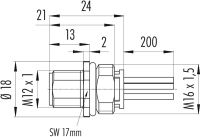 09 0641 700 05 binder Sensor-Aktor Kabel Bild 2