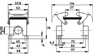 70035200 LAPP Housings for HDC Connectors Image 2