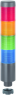 LED-Signalsäule, Ø 38 mm, blau/grün/gelb/rot, 24 V AC/DC, IP65