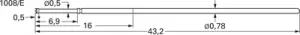 1008/E-V-1.5N-AU-0.5 PTR Prüfstifte