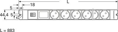 03.302.014.1 Vertiv Steckdosenleisten und Kabeltrommel Bild 2