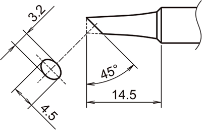 T18-C3 Hakko Lötspitzen, Entlötspitzen und Heißluftdüsen Bild 2